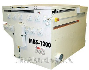 Многопильный круглопильный станок для роспуска плит MBS-1200 (Германия)